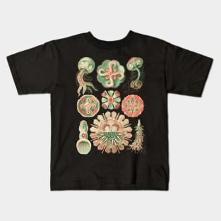 Ernst Haeckel Discomedusea Jellyfish Natural Kids T-Shirt